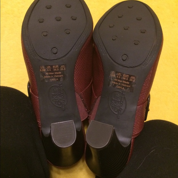 NWO Box - Lifestride Burgundy/Maroon Mule Size 8.5 - Picture 2 of 7